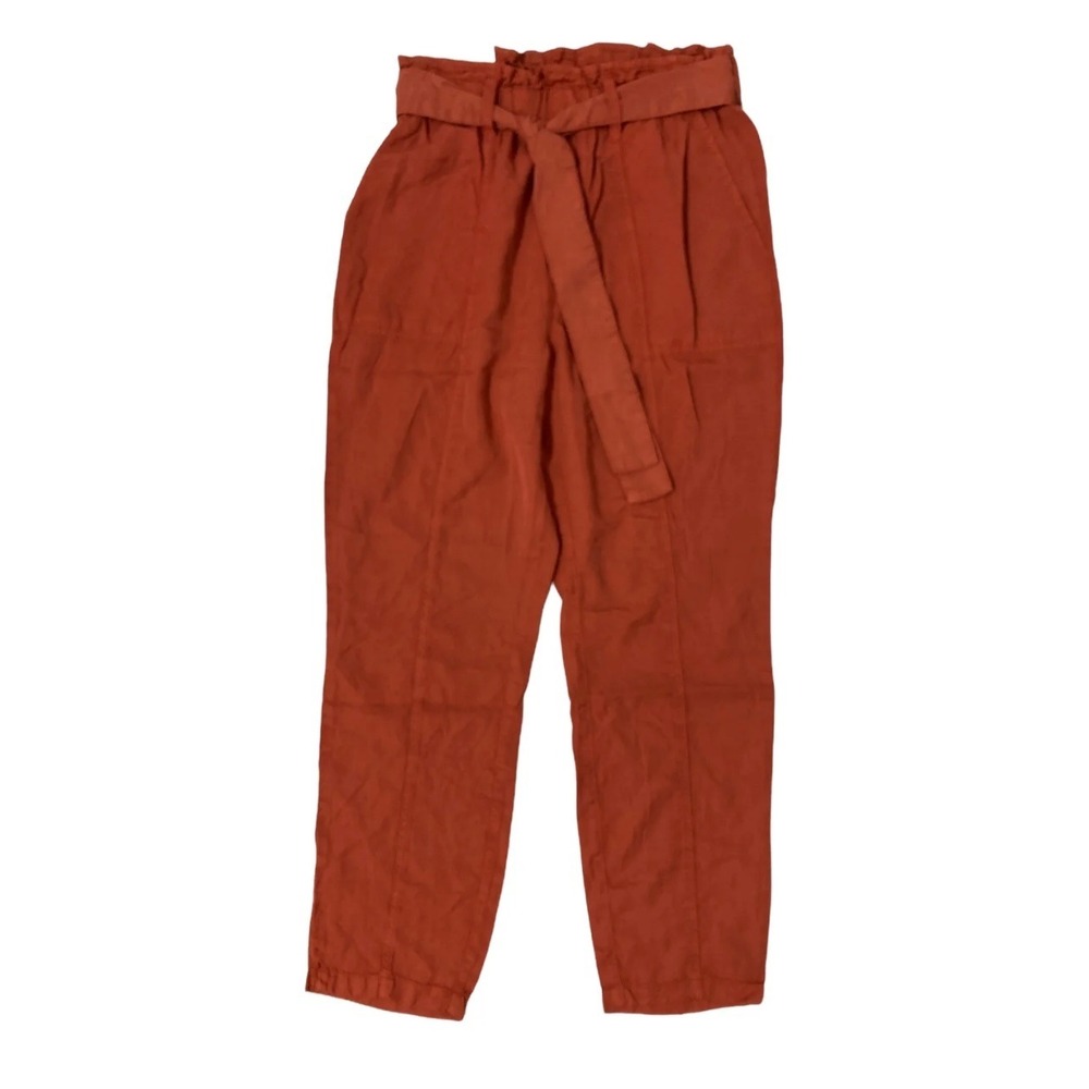Social Standard‎ by Sanctuary Rust Paper Bag Waist Tencel Pants NWT Size XXL